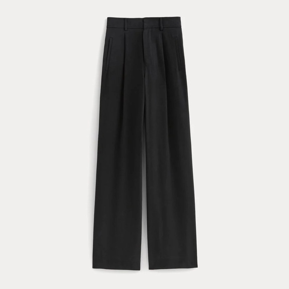 Everlane Pants - Everlane Way High Drape Pant, Black. NWT. Size 10R